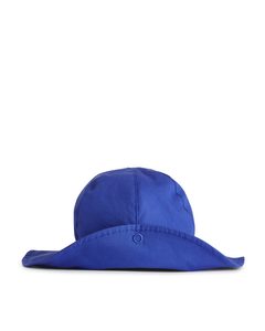 Poplin Sun Hat Blue