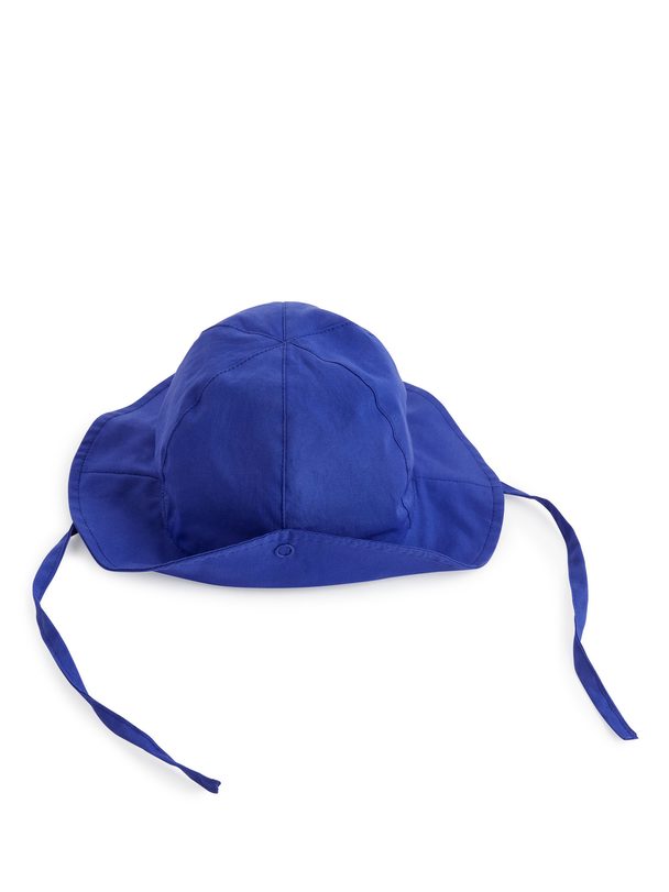 ARKET Poplin Sun Hat Blue