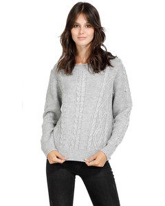 Sweater Rolled & Round Light Grey