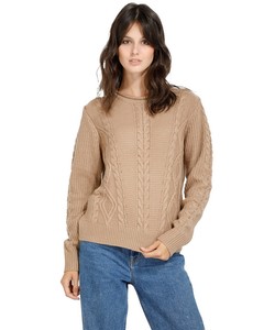 Sweater Rolled & Round Camel