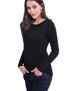 Round Collar Sweater Black