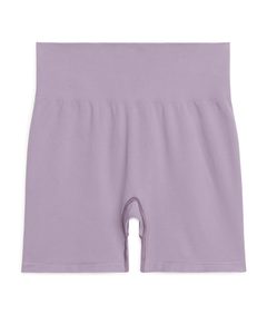 Seamless Yoga Shorts Lilac