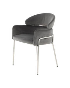 Chair Corey 125 grey / silver