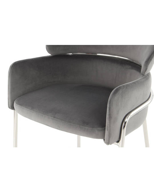 360Living Chair Corey 125 Grey / Silver