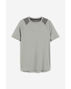 DryMove™ Sportshirt Grau/Blockfarben