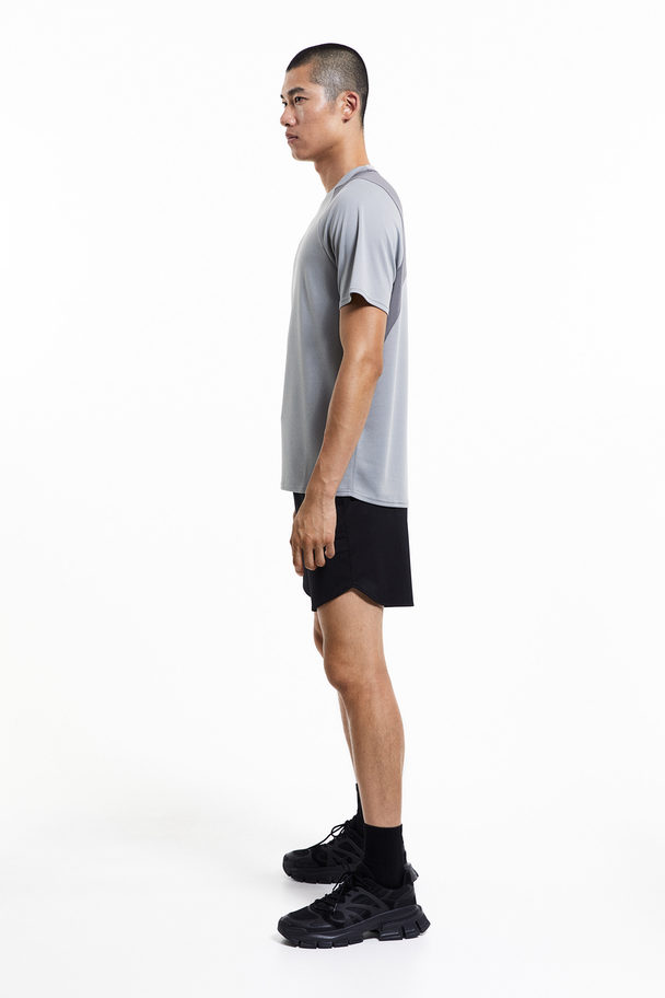 H&M Sportshirt Van Drymove™ Grijs/blokkleuren