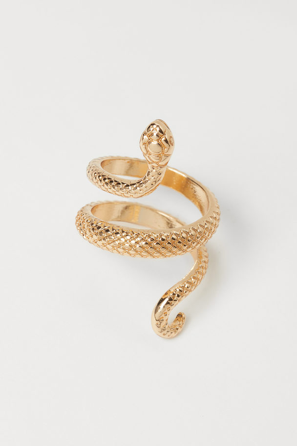 H&M Snake Ring Gold-coloured