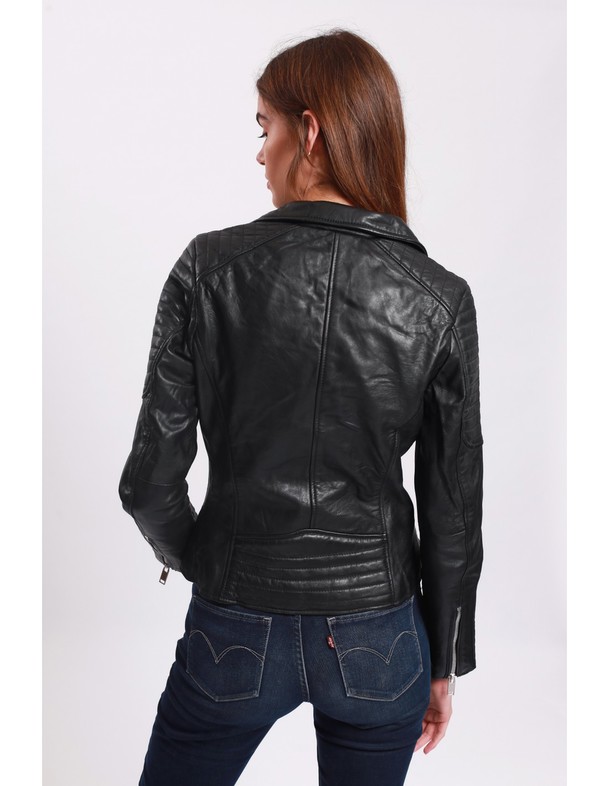 Le Temps des Cerises Leather Jacket Lemia
