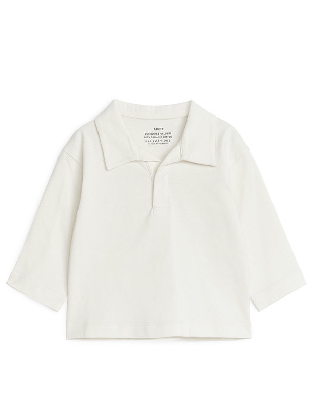 ARKET Cotton Polo Shirt White
