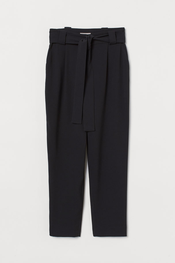 H&M Enkellange Pantalon Zwart