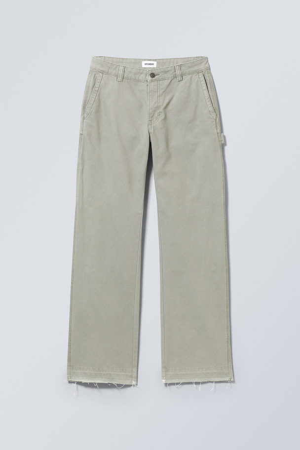 Weekday Mace Carpenter Trousers Dusty Grey