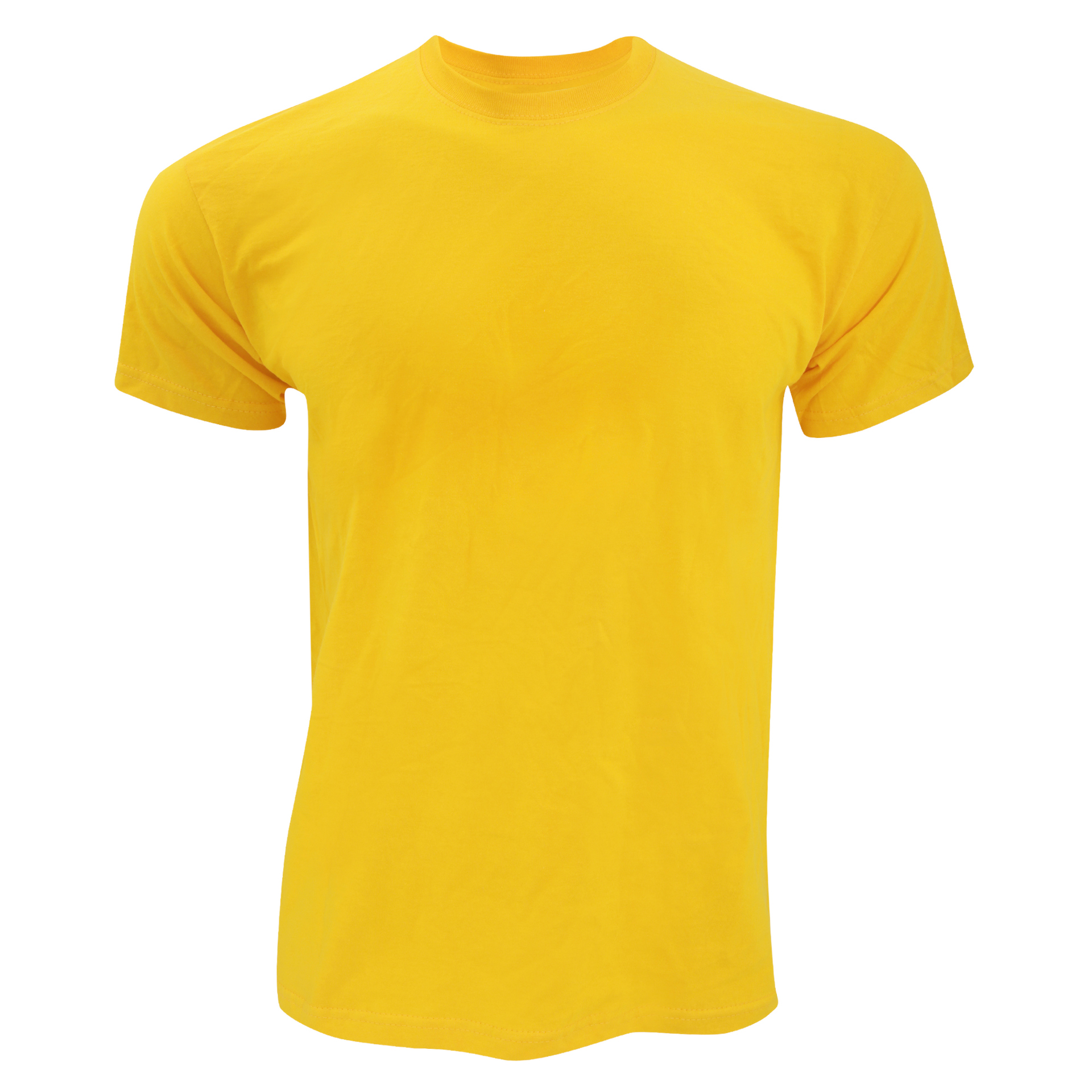 Fruit Of The Loom Mens Original Short Sleeve T Shirt Yellow