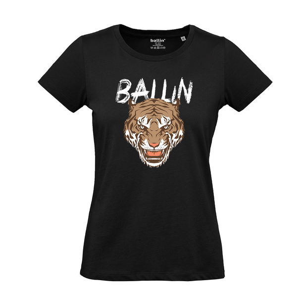 Ballin Est. 2013 Ballin Est. 2013 Tiger Shirt Zwart