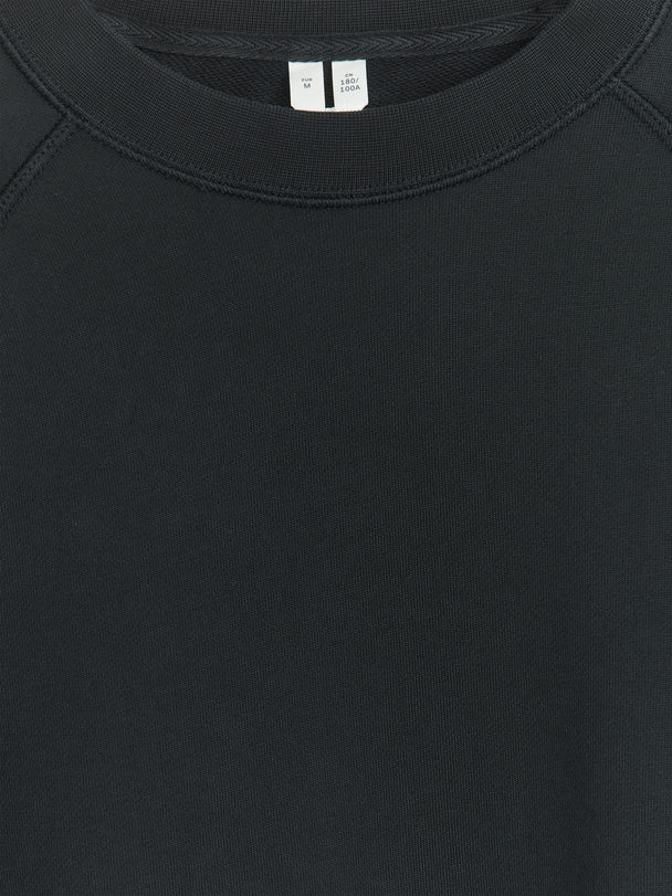 ARKET Garment-dyed Sweatshirt Zwart