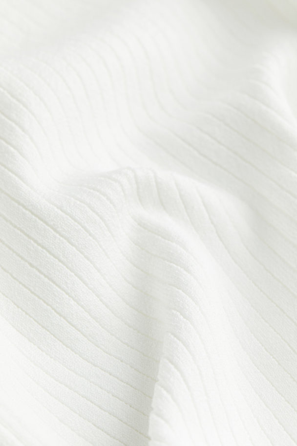 H&M Asymmetric-neck Jumper White