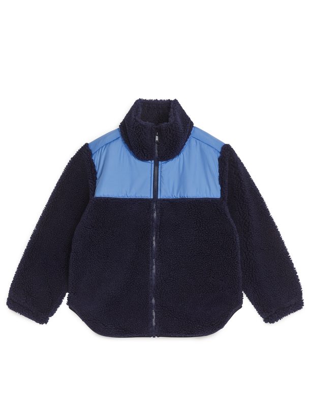 ARKET Fleece Jacket Blue