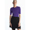 Slim-fit Wool T-shirt Purple