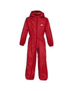 Trespass Childrens/kids Button Rain Suit