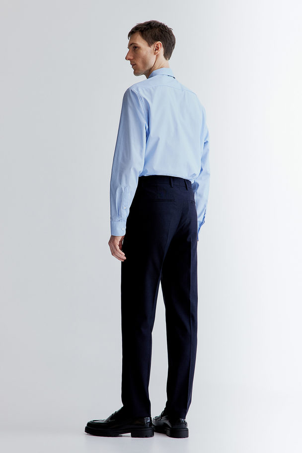 H&M Coolmax®-overhemd - Regular Fit Lichtblauw