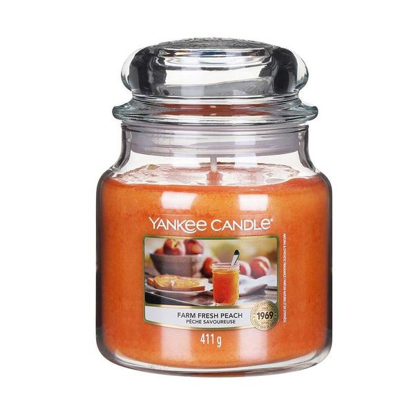 Yankee Candle Yankee Candle Classic Medium Jar Farm Fresh Peach 411g