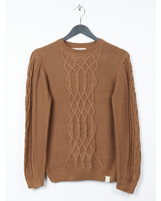 I dig denim Birk Knitted Sweater Brown