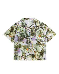Slow Flowers Printed Shirt Lilac/floral