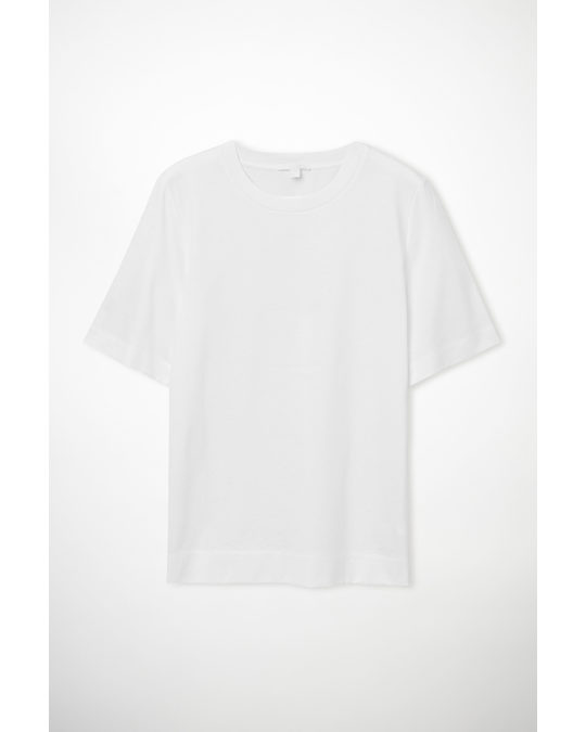 COS Regular-fit Organic-cotton T-shirt White