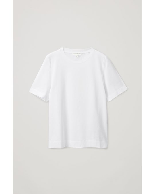 COS Regular-fit Organic-cotton T-shirt White