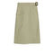 Cotton Wool Wrap Skirt Beige