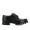 Barracuda Black Leather Derby Lace Up