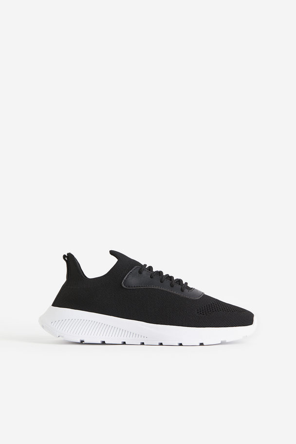 H&M Sneaker mit leichter Sohle Schwarz