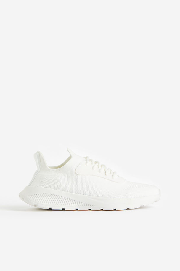 H&M Sneaker mit leichter Sohle Weiß
