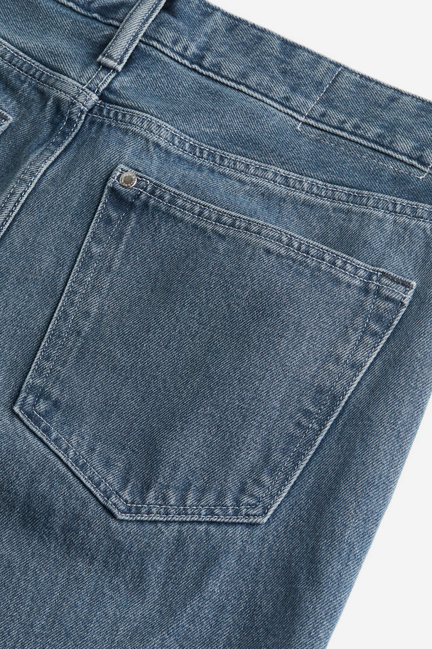 H&M Loose Jeans Denimblau