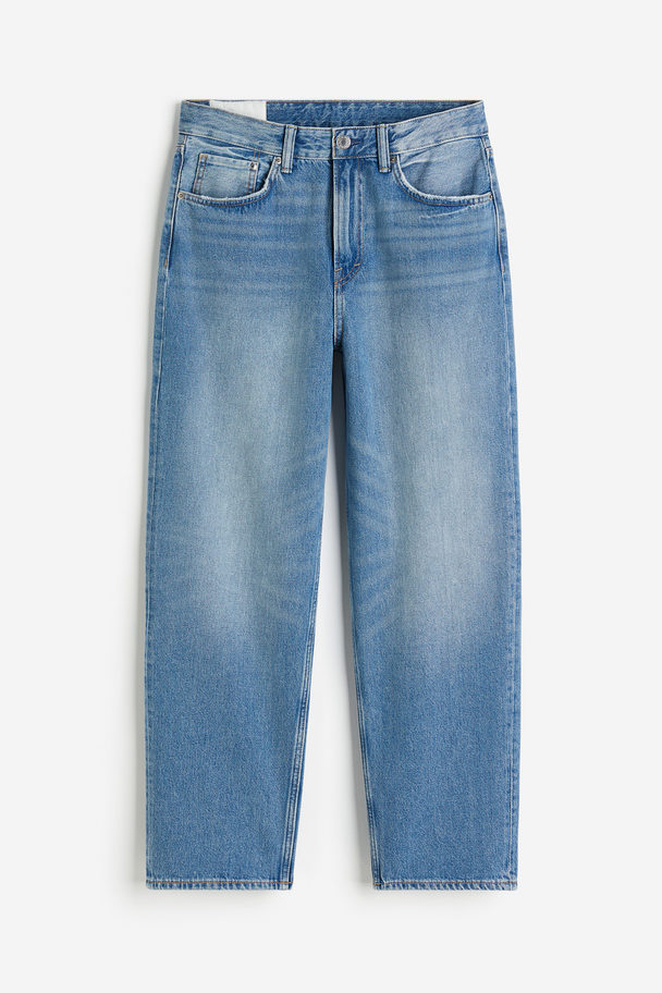 H&M Loose Jeans Licht Denimblauw