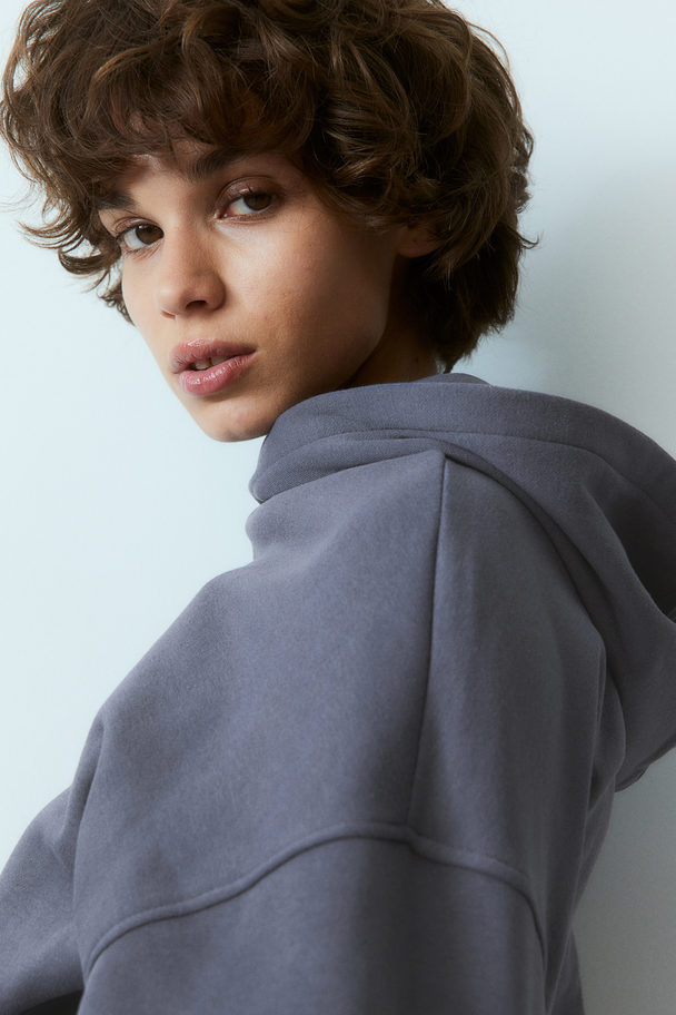 H&M Capuchonsweater Donkergrijs