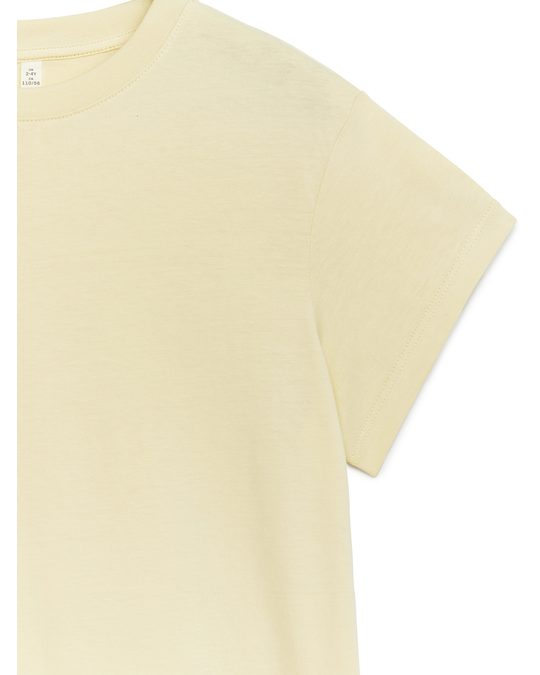 Arket T-shirt Dress Vanilla