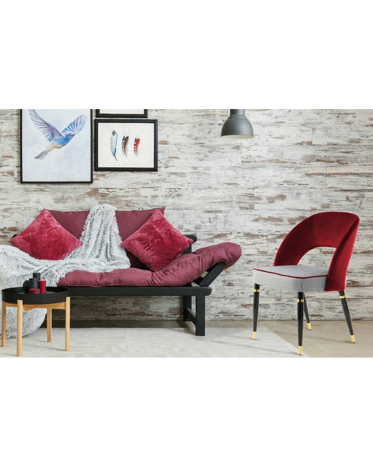 360Living Chair Courtney 525 2er-set Red / Gold
