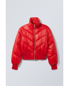 Wield Puffer Jacket Red