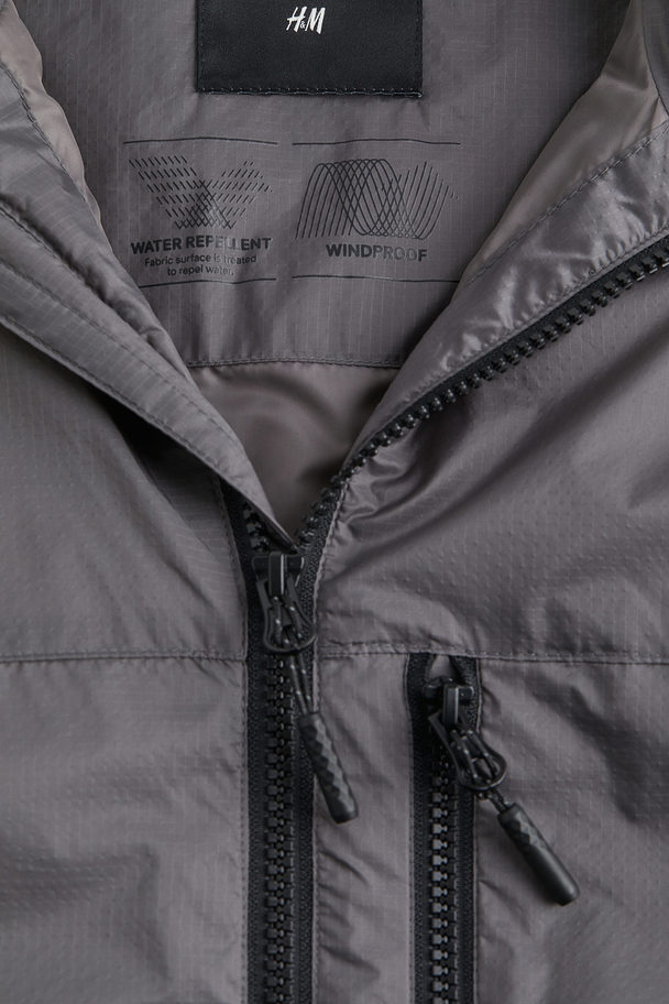 H&M Lightweight Water-repellent Jacket Grey