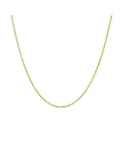 Halskette, 375 Gold, Anker-Kettenglieder