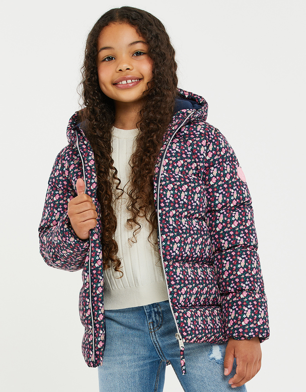 Threadgirls Girls Printed Puffer Jacket Celine Winterjacke