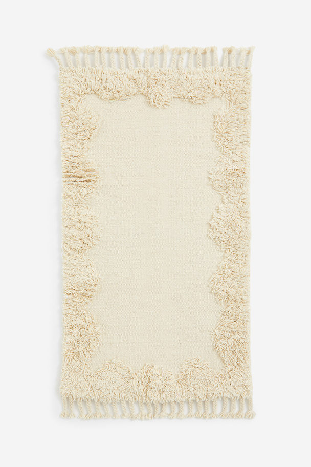 H&M HOME Teppich aus Wollmix Hellbeige