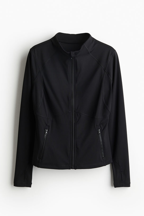 aim'n Sculpting Zip Jacket Black