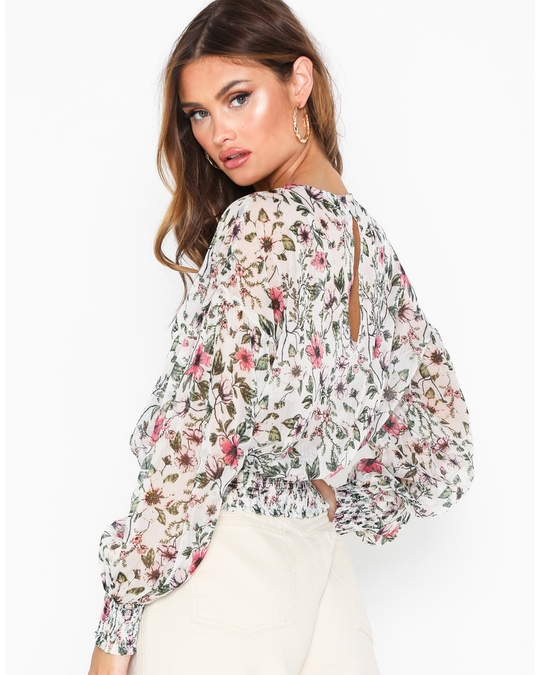 NLY by Nelly Sheer Babe Blouse Mönstrad