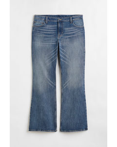 H&M+ Flared Jeans Blau