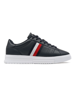 Tommy Hilfiger Supercup Leather Blauw
