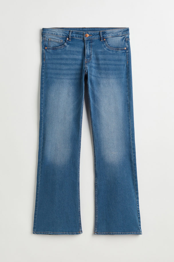 H&M H&m+ Bootcut Low Jeans Denimblauw