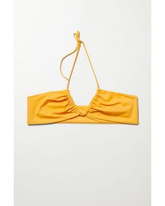 Tide Bikini Top Golden Yellow