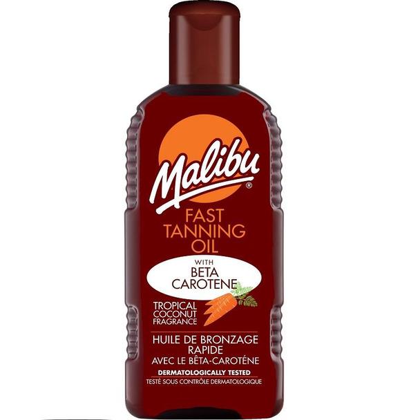 Malibu Malibu Fast Tanning Oil With Beta Carotene 200ml