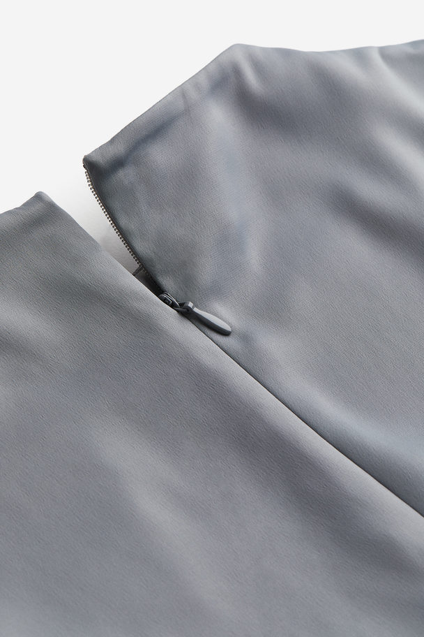 H&M Tapered-waist Dress Grey